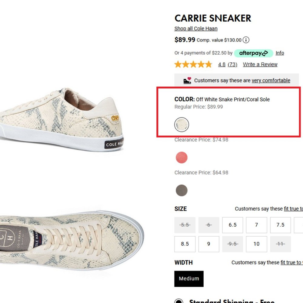 New women Cole Haan Carrie sneaker - Picture 12 of 12